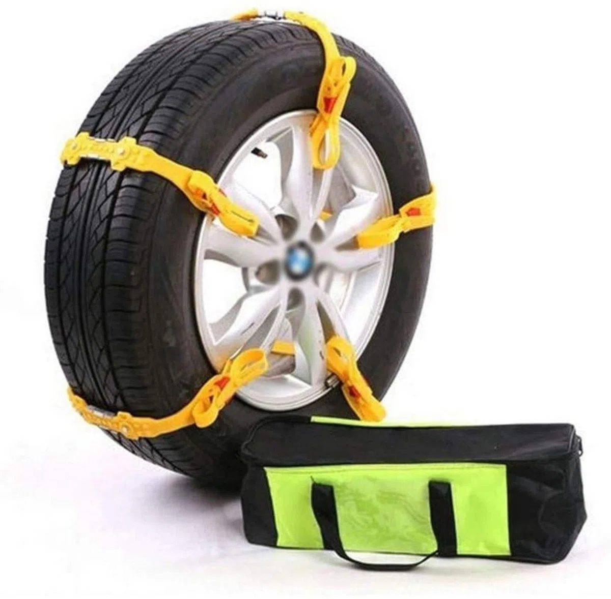 Cadenas de Nieve Antideslizantes Cadenas de Nieve fáciles de Montar para neumáticos Cadenas portátiles de tracción de Emergencia para neumáticos de Nieve para automóviles Universal