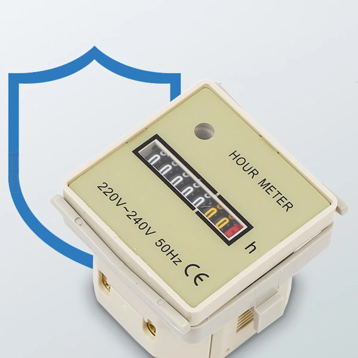Contador electrónico de 220 V-240 V, medidor de horas digital, 220 V-240 V, 50 Hz, contador de temporizadores para aire acondicionado