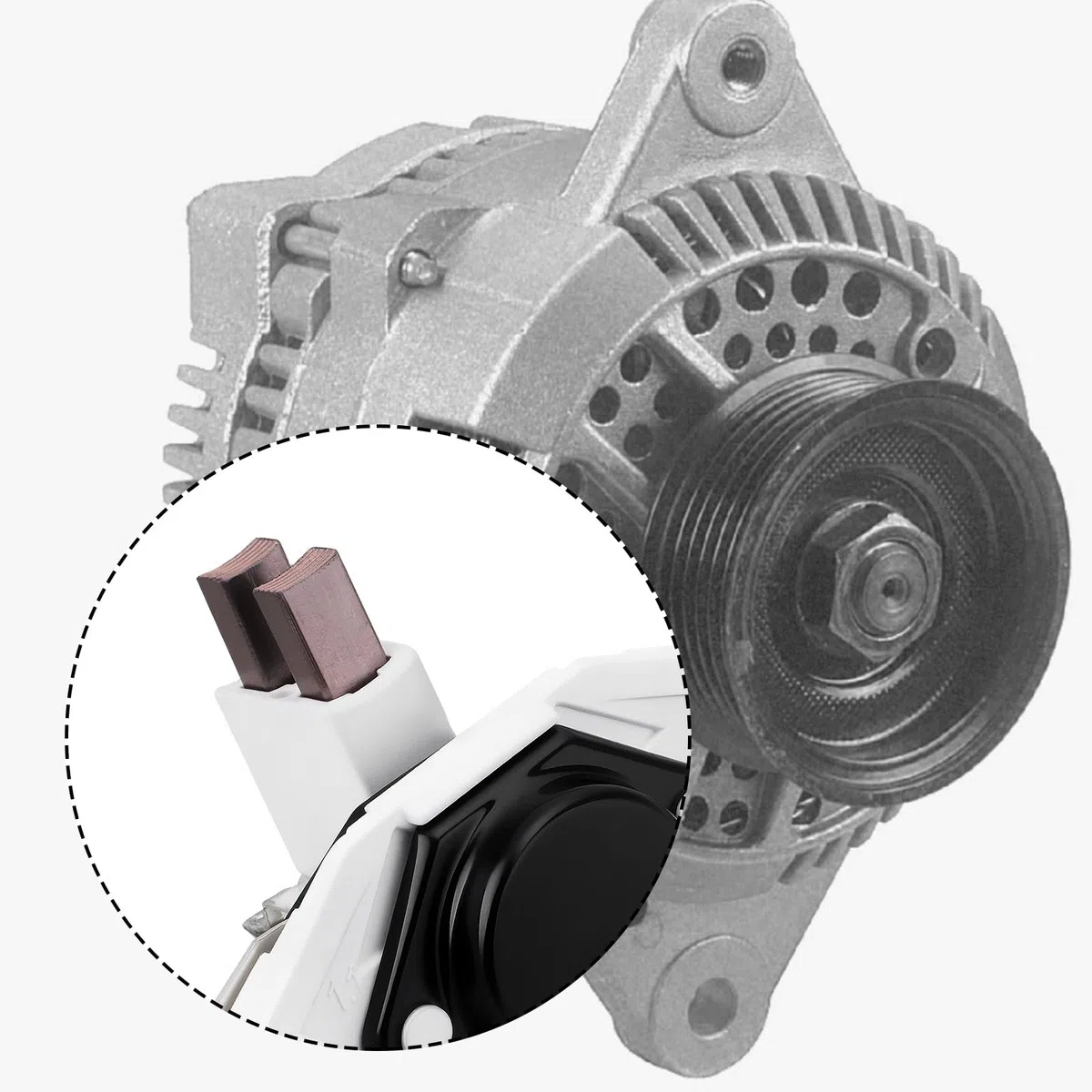ECSiNG Regulador de generador de alternador de 12 V 1197311029 0192052016 compatible con generadores Bosch para vehículos relacionados