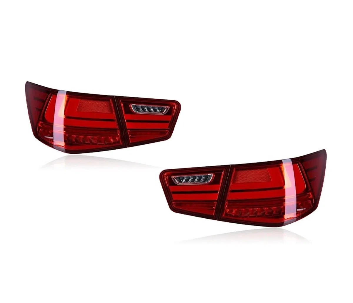 Par Luces Traseras LED Para Kia Para Forte 2009-2012 Circulación Diurna Antiniebla Freno Señal Giro Plug And Play Luces Antiniebla Luz Niebla(Rojo)